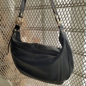 Apt 9 leather leather satchel purse bag 0364